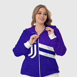 Женский 3D-костюм Juventus sport geometry line, цвет: 3D-белый — фото 2