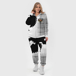 Женский 3D-костюм Россия имперский герб, цвет: 3D-белый — фото 2