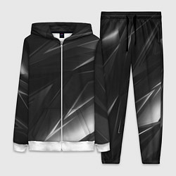 Женский костюм Чёрно белая геометрия