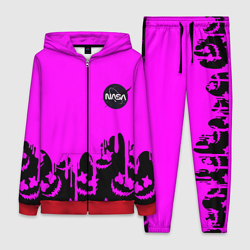 Женский костюм Marshmello neon nasa / 3D-Красный – фото 1