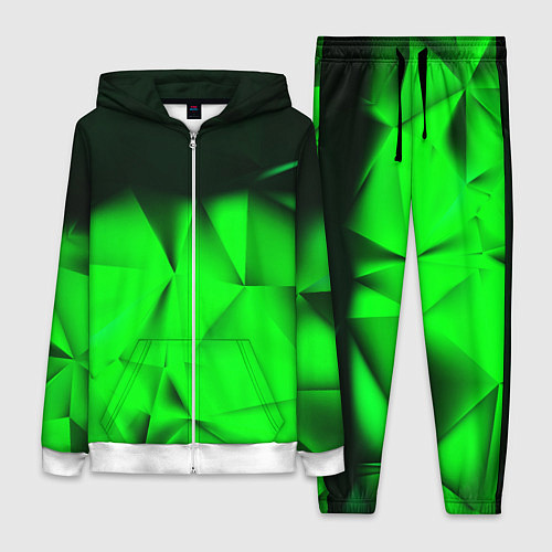 Женский костюм Кислотная абстракция кубы / 3D-Белый – фото 1