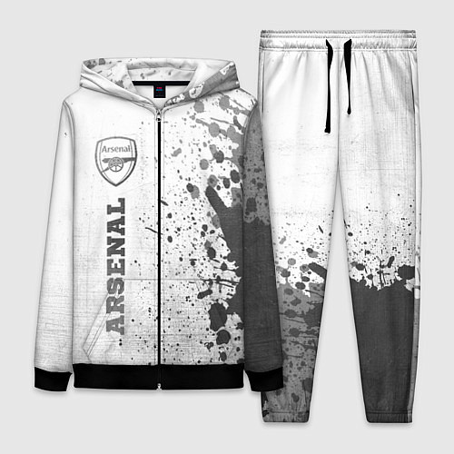 Женский костюм Arsenal - white gradient по-вертикали / 3D-Черный – фото 1