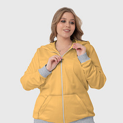 Женский 3D-костюм Эмоция радости - желтый, цвет: 3D-меланж — фото 2