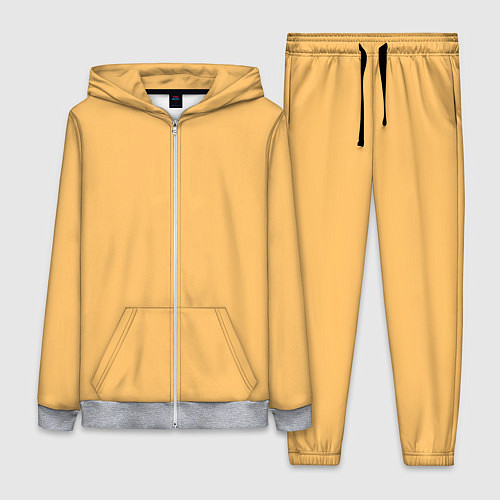 Женский костюм Эмоция радости - желтый / 3D-Меланж – фото 1