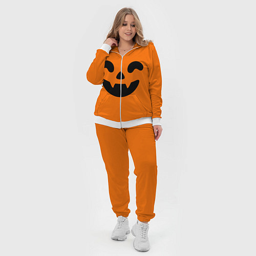 Женский костюм Весёлая тыква верх / 3D-Белый – фото 4