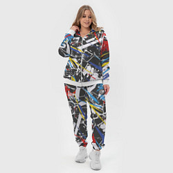 Женский 3D-костюм Дизайнерская абстракция, цвет: 3D-белый — фото 2
