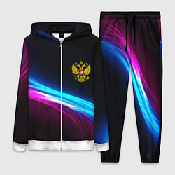 Женский костюм Россия неоновые волны