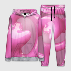 Женский костюм Розовые краски абстракция