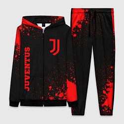 Женский 3D-костюм Juventus - red gradient вертикально, цвет: 3D-черный