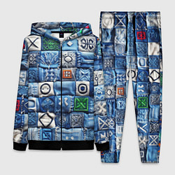 Женский костюм Геймерский пиксельный пэчворк