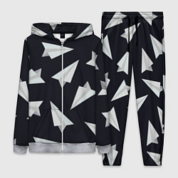 Женский костюм Белый бумажный самолётик - Телеграм