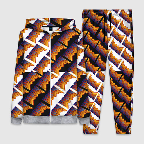 Женский костюм Doom logo pattern / 3D-Меланж – фото 1