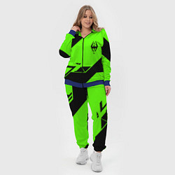 Женский 3D-костюм The Elder Scrolls geometry steel, цвет: 3D-синий — фото 2