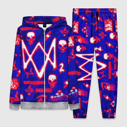 Женский костюм Watch dogs neon / 3D-Меланж – фото 1