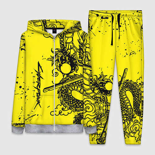 Женский костюм Syberpunk dragon tatoo / 3D-Меланж – фото 1