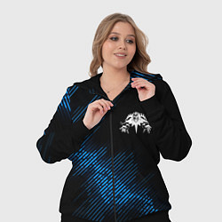 Женский 3D-костюм Король и Шут звуковая волна, цвет: 3D-черный — фото 2