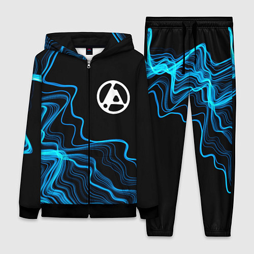 Женский костюм Linkin Park 2024 sound wave / 3D-Черный – фото 1