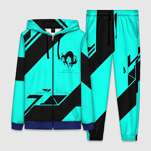 Женский костюм Deathstranding geometry / 3D-Синий – фото 1