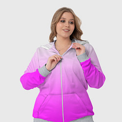 Женский 3D-костюм Gradient color pink, цвет: 3D-меланж — фото 2