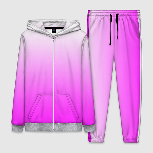 Женский костюм Gradient color pink / 3D-Меланж – фото 1