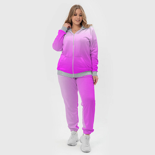Женский костюм Gradient color pink / 3D-Меланж – фото 4