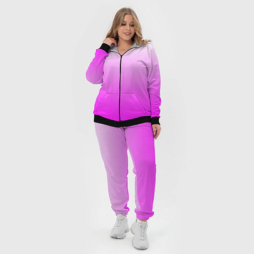 Женский костюм Gradient color pink / 3D-Черный – фото 4