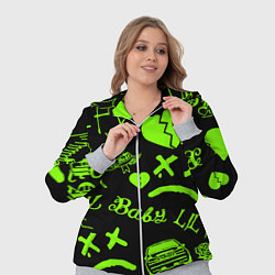 Женский 3D-костюм Lil Peep кислота, цвет: 3D-меланж — фото 2