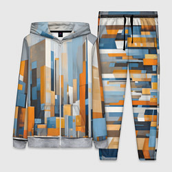 Женский 3D-костюм Архитектура город живопись, цвет: 3D-меланж