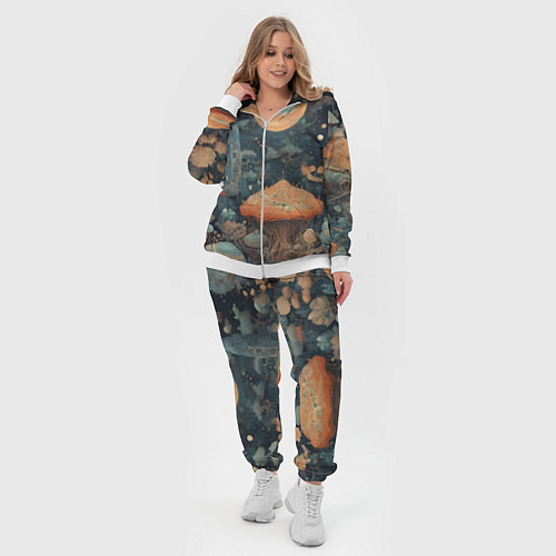 Женский костюм Сказочная абстракция / 3D-Белый – фото 4