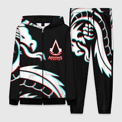 Женский 3D-костюм Assassins Creed Shadows game, цвет: 3D-черный