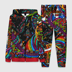 Женский костюм Оптический узор девушка