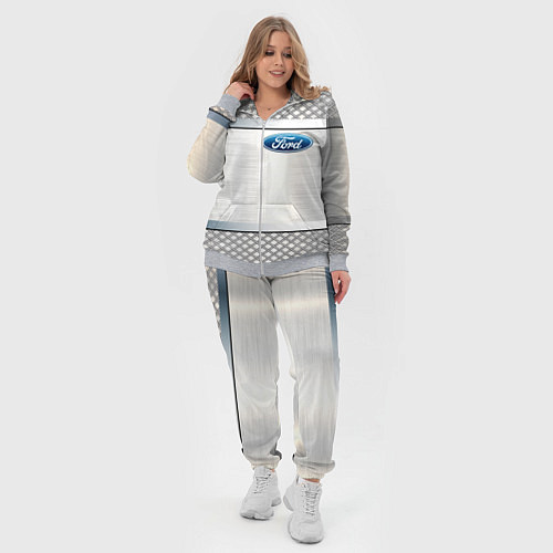 Женский костюм FORD metal steel auto / 3D-Меланж – фото 4