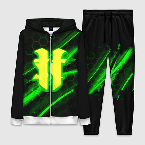 Женский костюм Starcraft 2 кислотные соты линии / 3D-Белый – фото 1