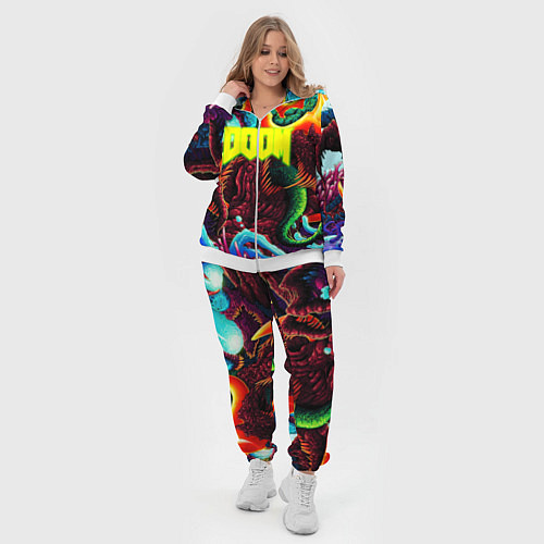 Женский костюм Doom monster mars / 3D-Белый – фото 4