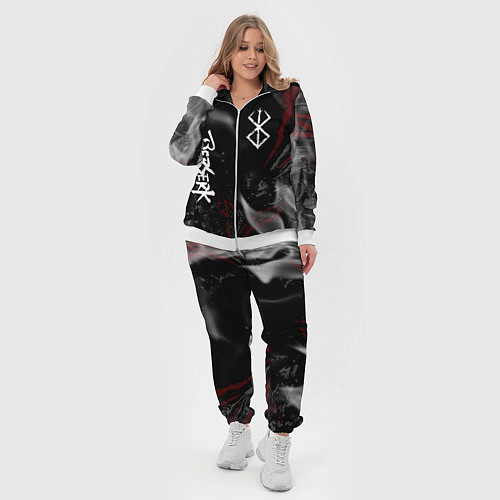 Женский костюм Берсерк - пламя / 3D-Белый – фото 4