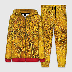 Женский костюм Жёлтый симбионт абстракция