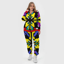 Женский 3D-костюм Яркий калейдоскоп, цвет: 3D-красный — фото 2