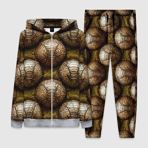 Женский костюм Броненосцы / 3D-Меланж – фото 1