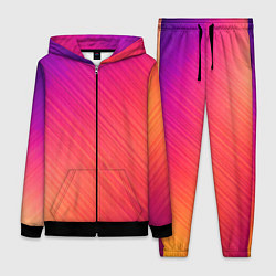 Женский костюм Градиент в косую полоску