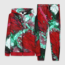 Женский костюм Голубой минерал в красном камне