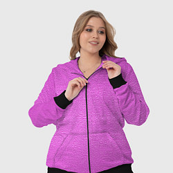 Женский 3D-костюм Текстура розовой кожи, цвет: 3D-черный — фото 2