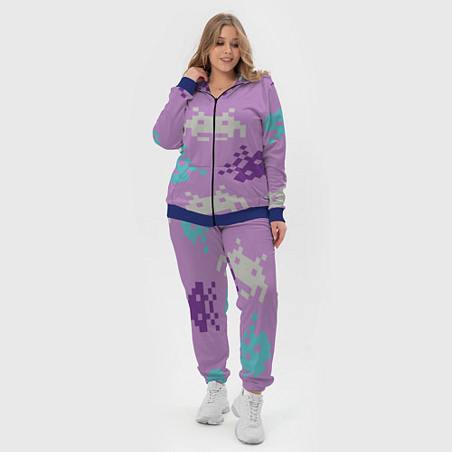 Женский костюм Пиксели / 3D-Синий – фото 4