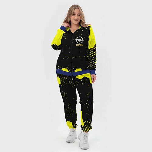 Женский костюм Opel auto hexagon steel / 3D-Синий – фото 4
