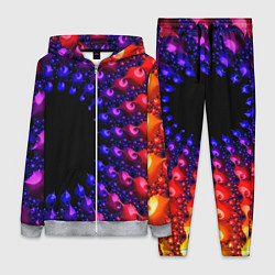 Женский костюм Неоновая абстракция фрактал