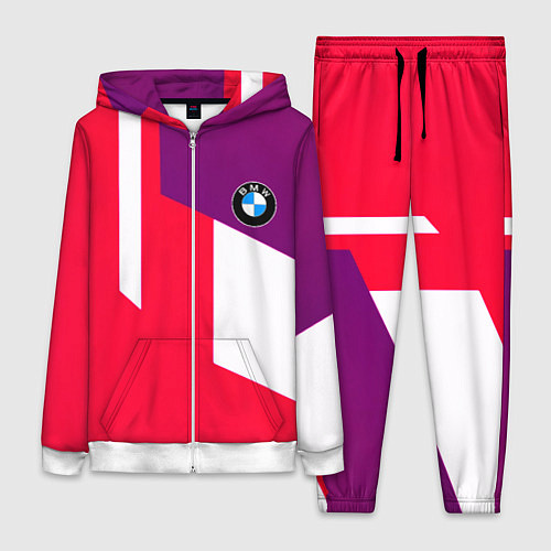Женский костюм BMW geometry sport / 3D-Белый – фото 1