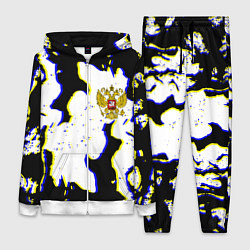 Женский костюм Россия герб глитч