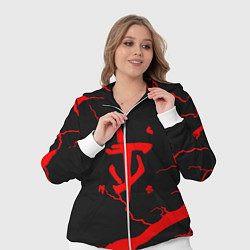 Женский 3D-костюм Doom storm steel, цвет: 3D-белый — фото 2