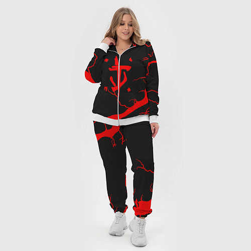 Женский костюм Doom storm steel / 3D-Белый – фото 4