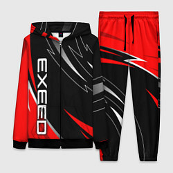 Женский 3D-костюм Exeed - red uniform, цвет: 3D-черный