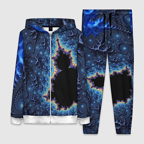 Женский костюм Психоделика абстракця / 3D-Белый – фото 1